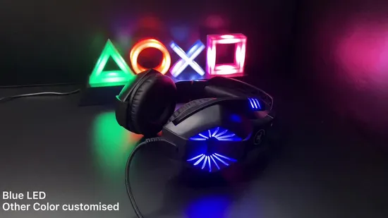 Atacado cancelamento de ruído com fio iluminação rgb fone de ouvido para jogos usb gamer fone de ouvido microfone fones de ouvido para jogos